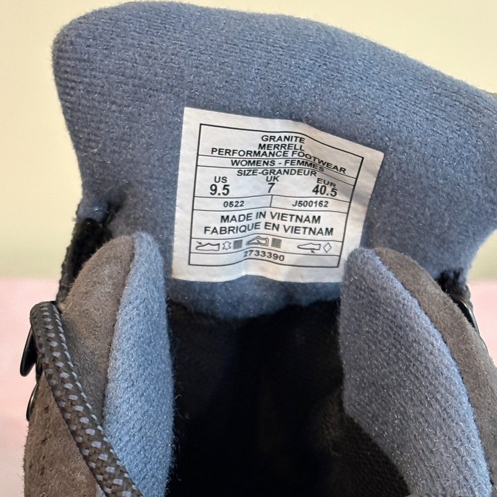 Merrell Gray Athletic Hiking Shoes - Picture 5 of 6